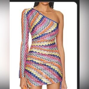 alexis devon crochet mini dress-pre owned
